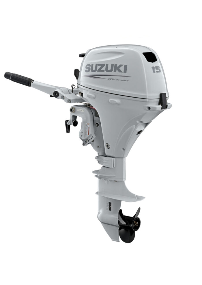 Suzuki 15 HP DF15ASW5 Outboard Motor - Image 1
