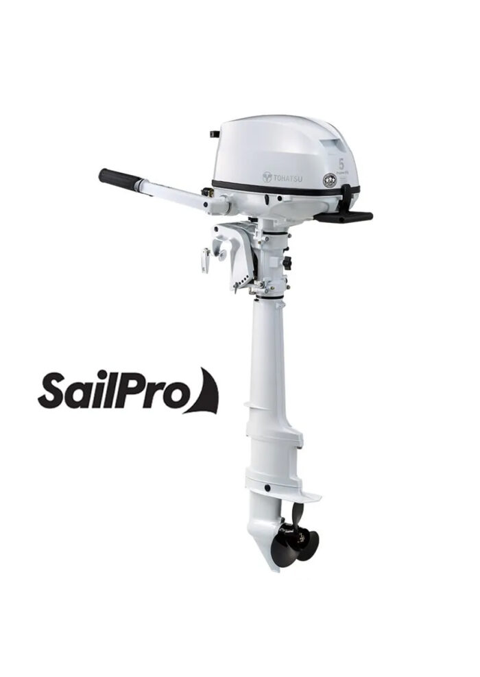 2024 Tohatsu 5 HP MFS5DLPGSPROL-SAIL PRO Propane Outboard Motor - Image 1